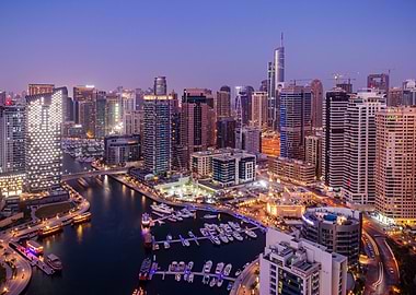Dubai Marina Skyline
