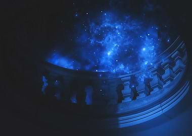 Falling Stars Cosmic Nebula Galaxy