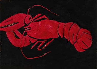 Red Lobster Painting