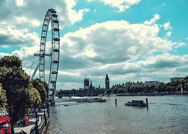 London Eye and Big Ben
