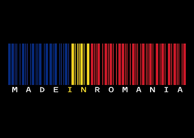 Romania Barcode Design