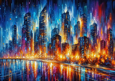 Neon Cityscape