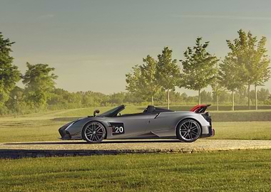 Silver Convertible Supercar
