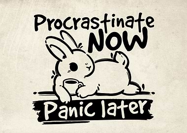 Procrastinate Now, Panic Later