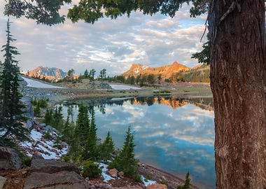 Mountain Lake Reflection