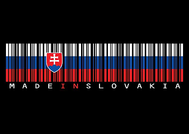 Slovakia Barcode Flag