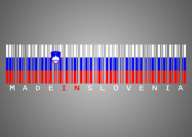 Slovenia Barcode Flag