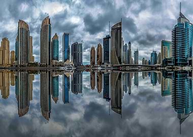 Dubai Marian's Skyline Reflection