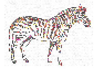 Pixelated Zebra