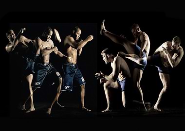 MMA Fighters Action Poses