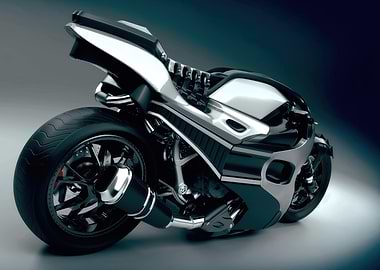 Futuristic Motorcycle Design
