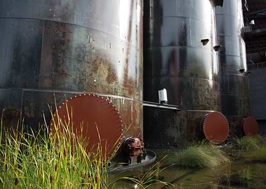 Rusty Industrial Tanks
