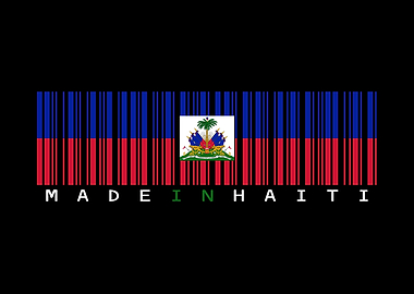 Haiti Flag Barcode