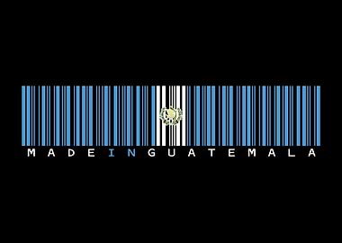 Guatemala Barcode Flag