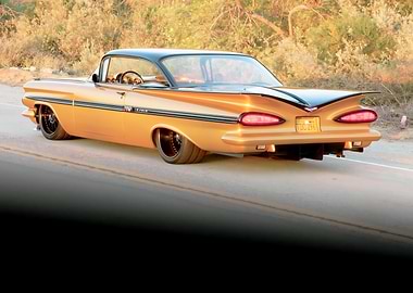 Lowrider Gold 1959 Impala