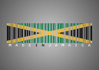 Jamaica Barcode Flag