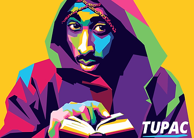 Tupac Shakur Pop Art Portrait