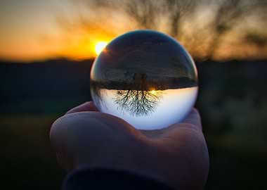 Sunset in a Crystal Ball