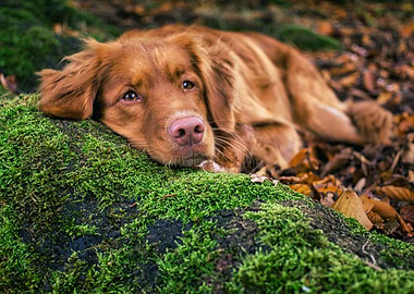 Golden Retriever Resting