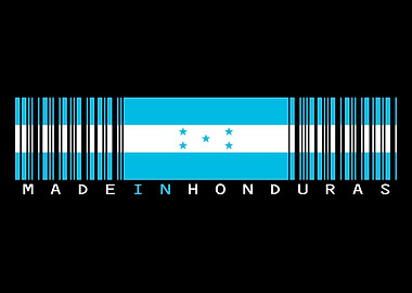 Honduras Flag Barcode
