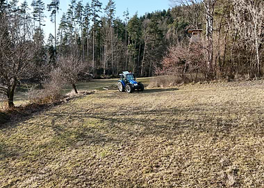 New Holland Tractor in Field