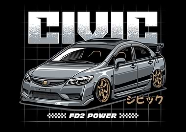 Honda Civic FD2 Power