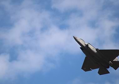 F-35 Fighter Jet in Flight