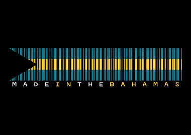 Bahamas Flag Barcode