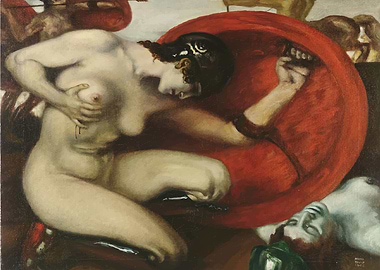 Dying Warrior Franz von Stuck