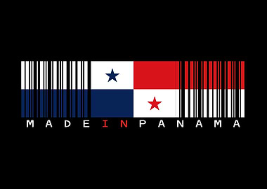 Panama Flag Barcode