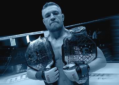 MMA Champion Portrait