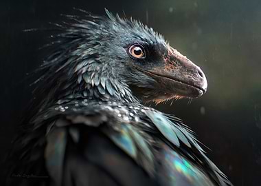 Feathered Dinosaur Portrait