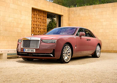 Rose Gold Rolls Royce