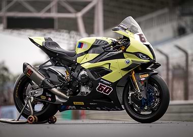 BMW S1000RR Race Motorcycle