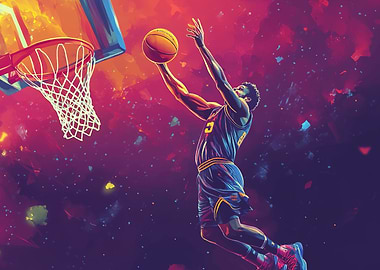Basketball Dunk Artwork