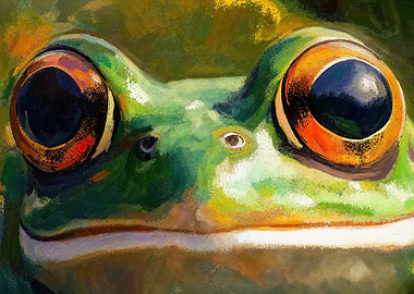 Frog Eye Cute Animal