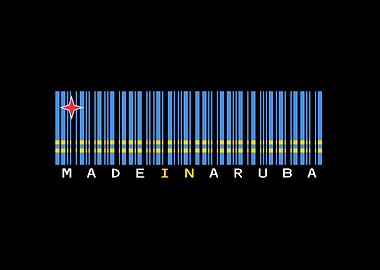 Aruba Flag Barcode