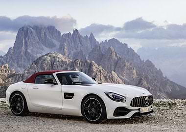 White Mercedes-Benz Roadster