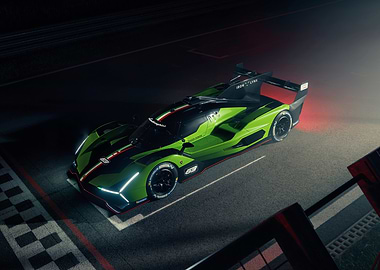 Lamborghini LMDh Race Car