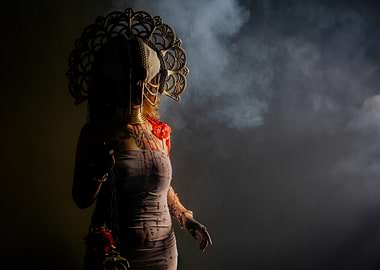 Woman in Ornate Headpiece