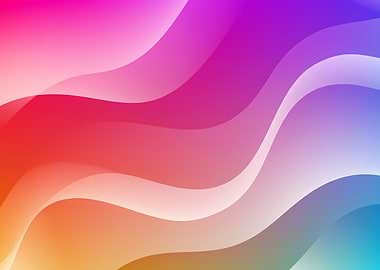 Abstract Colorful Waves