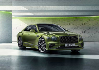 Green Bentley Continental GT
