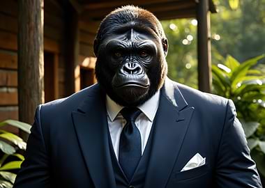 Gorilla in Suit