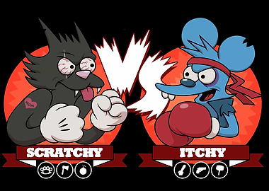 Scratchy vs. Itchy