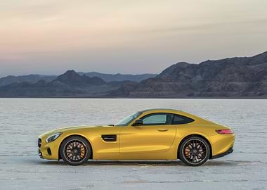 Yellow Mercedes-AMG GT