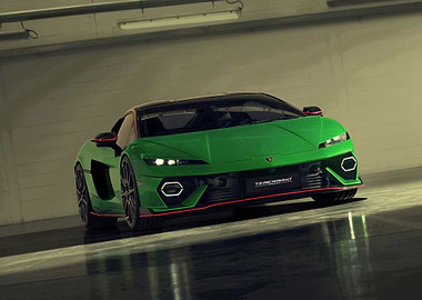 Green Lamborghini Temerario