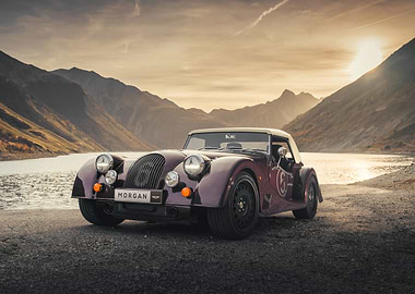 Morgan Roadster in Mountains