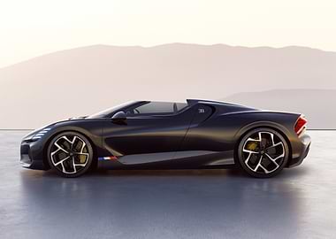 Black Bugatti Roadster