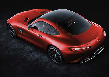 Red Mercedes-AMG GT