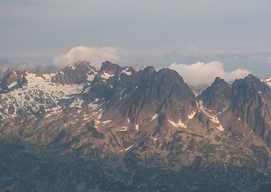 Mountain Range with Snow (Mont Blanc)